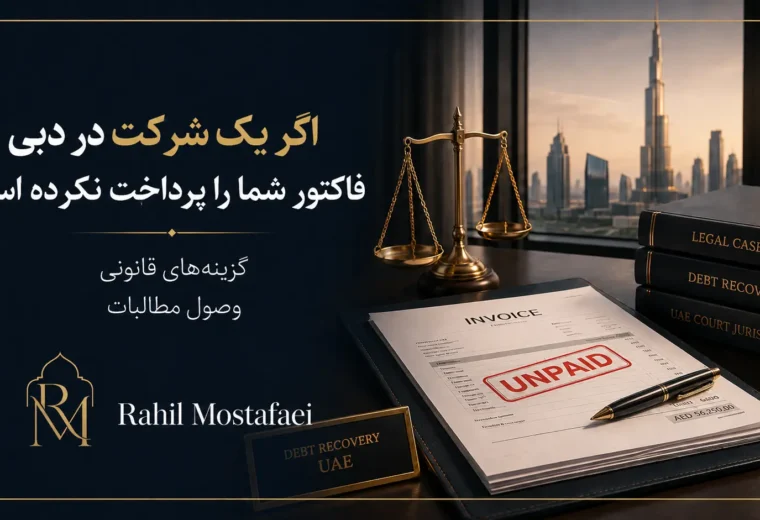 اگر یک شرکت در دبی فاکتور شما را پرداخت نکرده است: گزینه‌های قانونی، صلاحیت دادگاه و وصول مطالبات در امارات